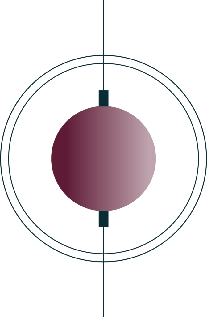 maroon circle